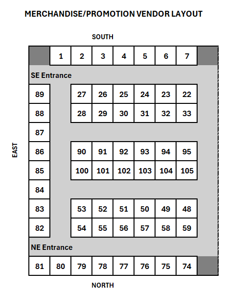 Vendor area map
